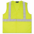 S362 Aware Wear ANSI Class 2 Mesh Hi-Viz Lime Economy Vest (Medium)